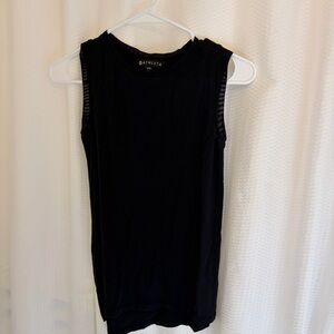 Athleta Black Getaway Linen Blend Classic Tank